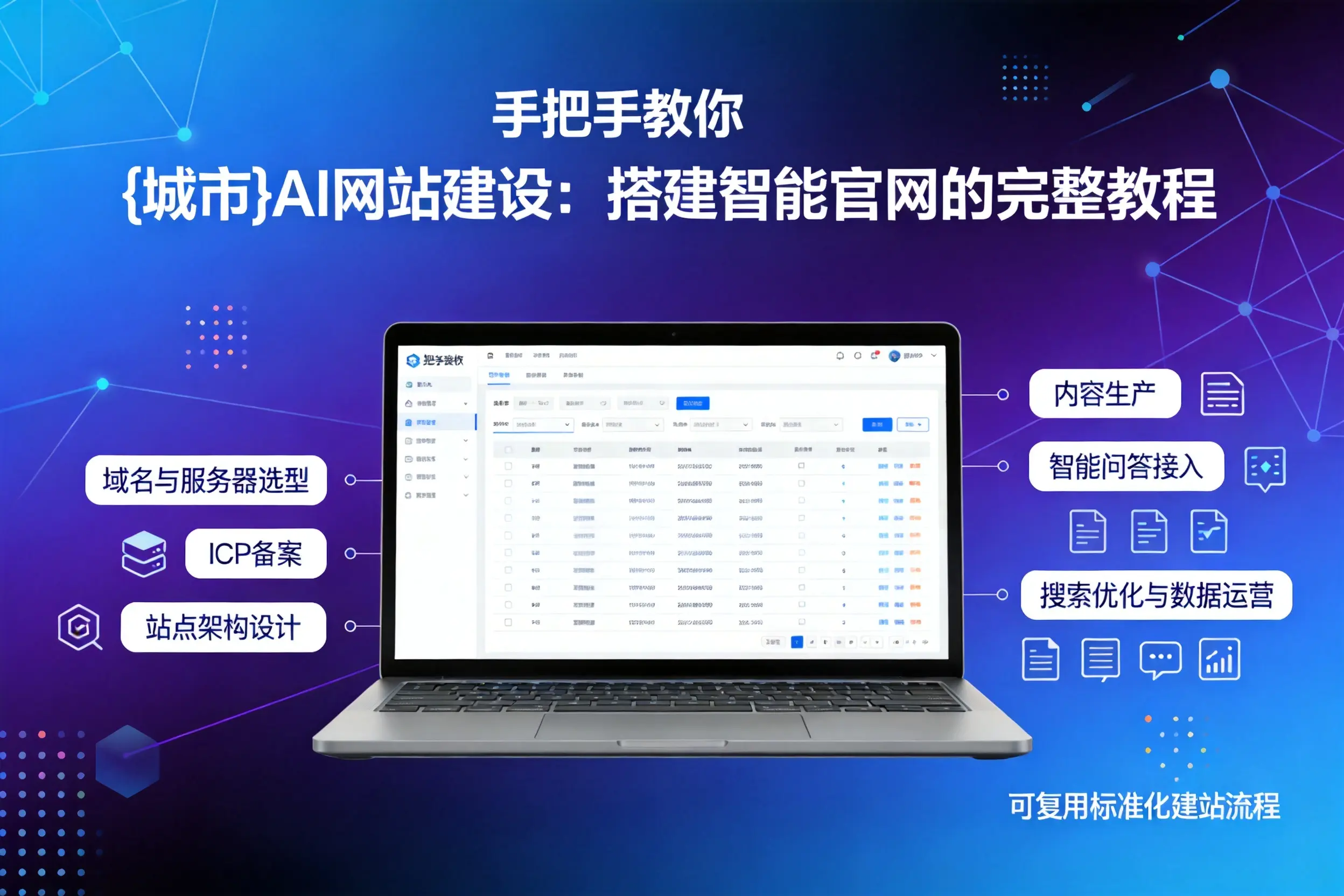 手把手教你滨州AI网站建设：搭建智能官网的完整教程